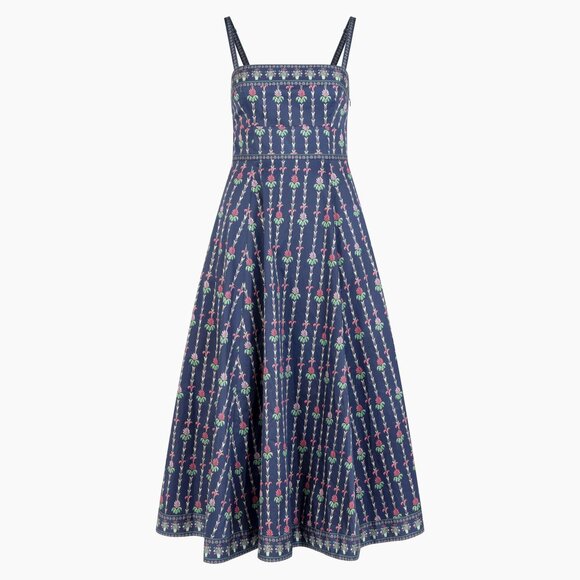 Hill House Dresses & Skirts - Hill House Home The Margot Dress - Navy Trailing Fern Size S